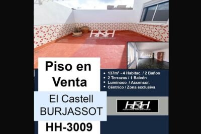 Piso en venta en El Castell 4 habitacion